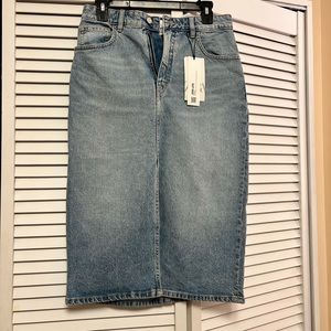 New Zara denim skirt